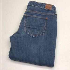 AMERICAN EAGLE MID-RISE SUPER SKINNY JEANS 4/27x29 ⭐️